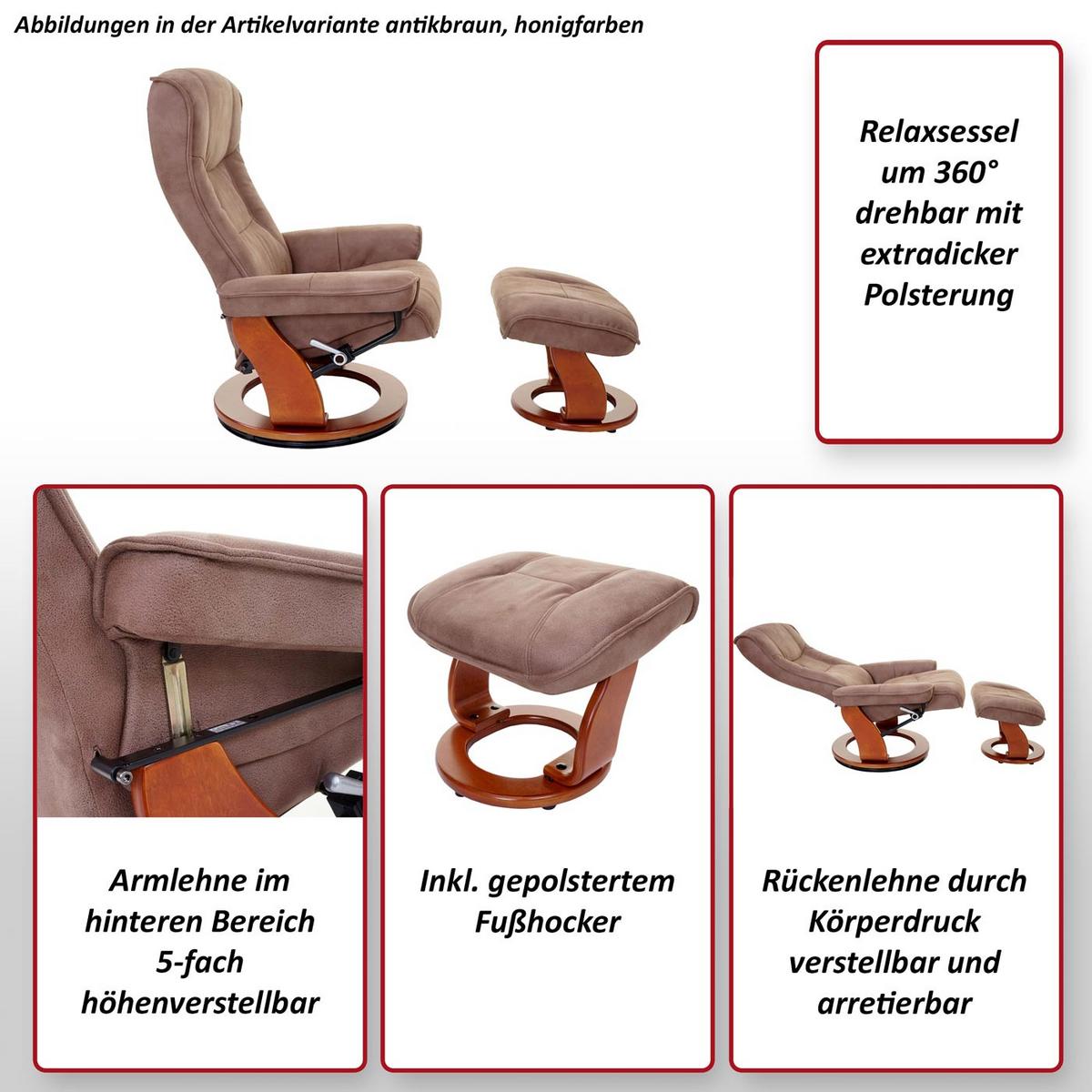 RELAXSESSELSET Braun - Braun, Textil (86/105/131cm) - MCA