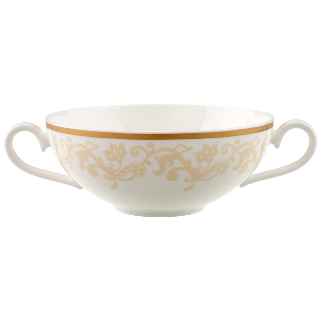 SUPPEN-OBERTASSE Ivoire weiß-gold 200 ml - Goldfarben/Weiß, Keramik (0.2L) - Villeroy & Boch