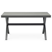 GARTENTISCH WINDY grau - Grau, Metall (90/150/75cm) - IDIMEX