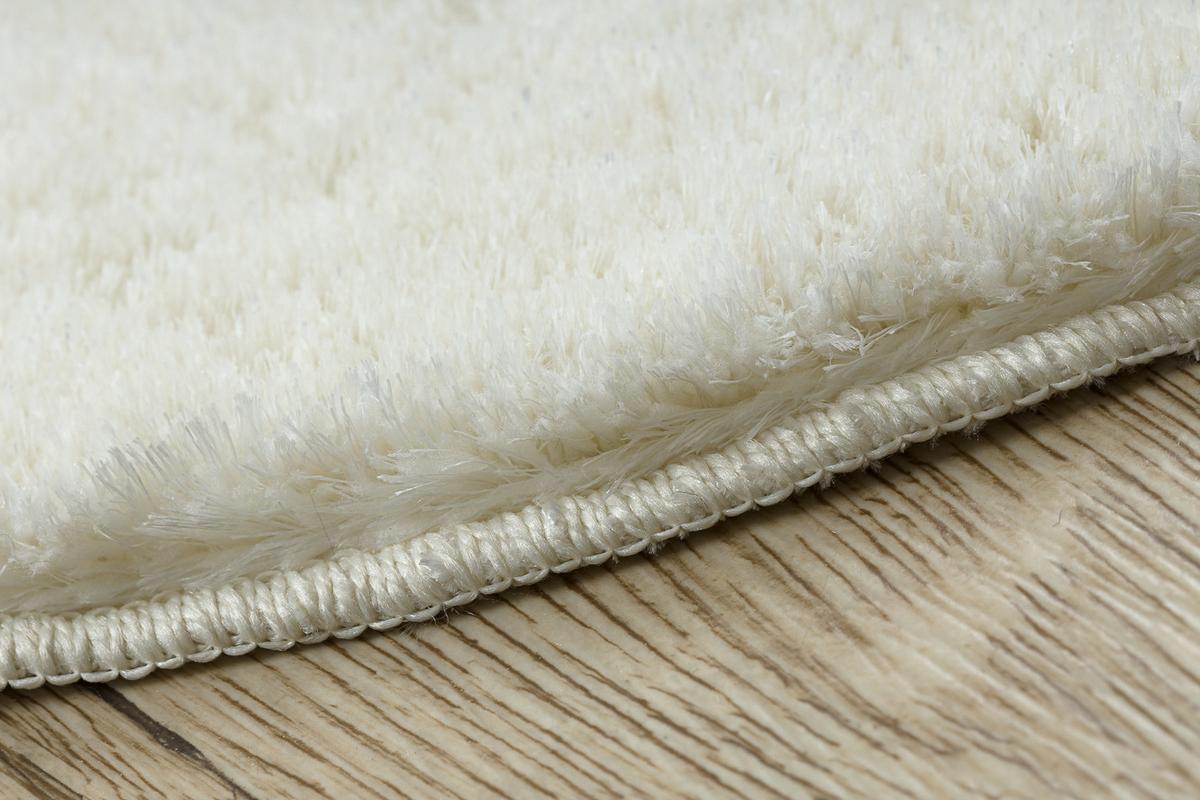 TEPPICH Dywaniki łazienkowe 100 cm - Weiß, Textil (100/100cm) - rugsX
