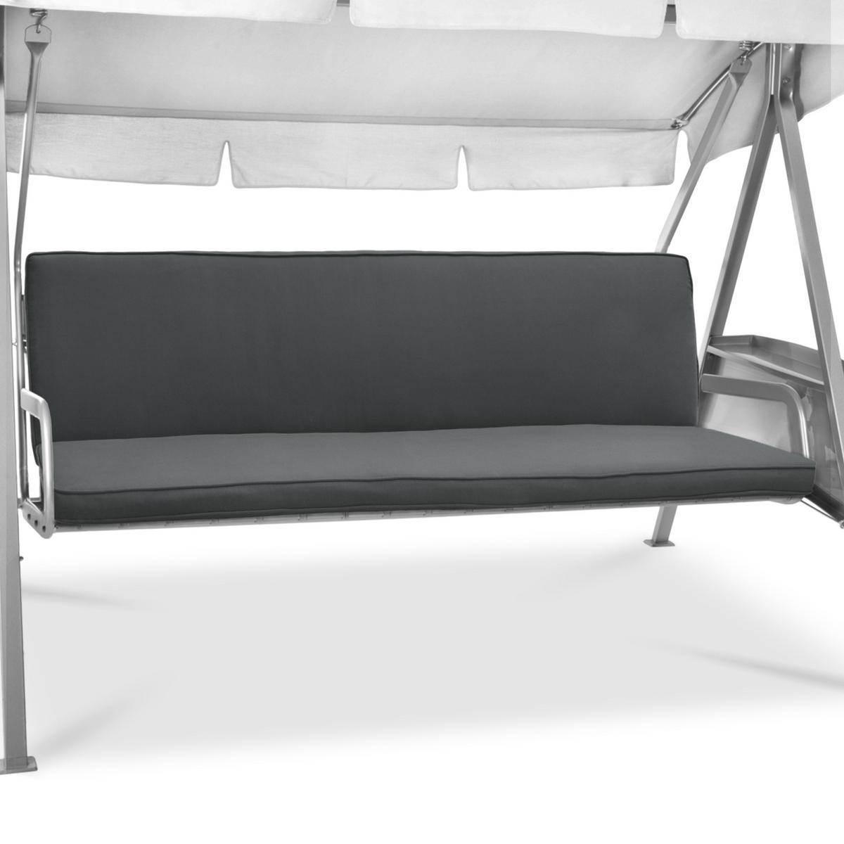 AUFLAGE für Hollywoodschaukel Loft HS - Graphitfarben, Textil (50/6/180cm) - Beautissu 