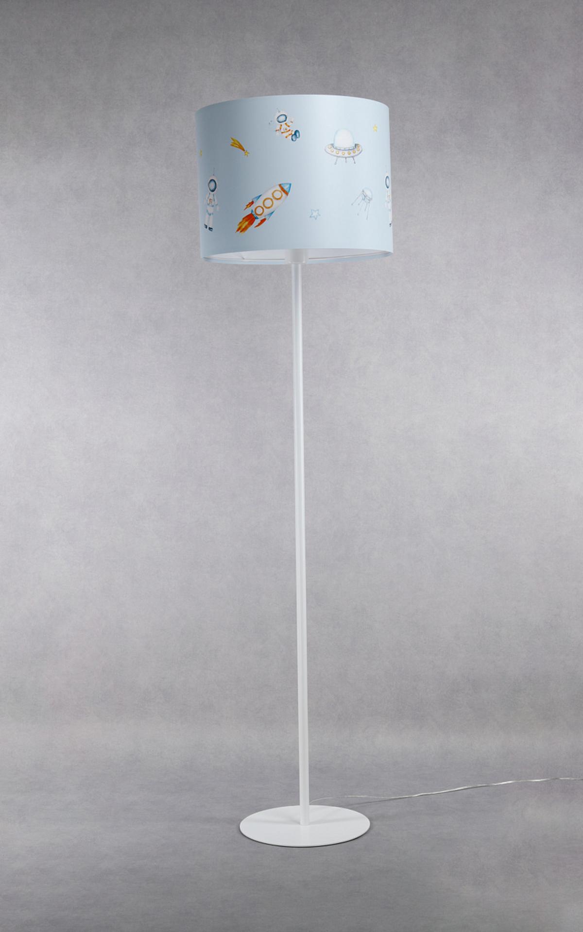 STEHLAMPE Bunt 40/30 cm - Multicolor/Weiß, Kunststoff (30/3.8/30cm) - ONZENO