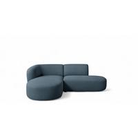 ECKSOFA Babette - Blau, Holzwerkstoff/Textil (188/242cm) - Fun Möbel