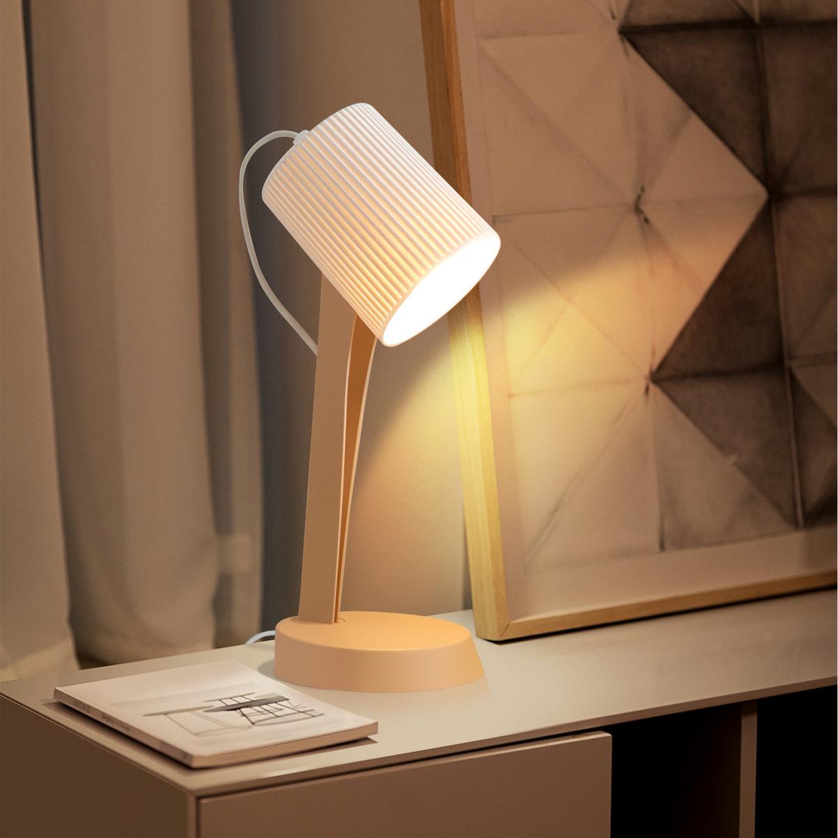 TISCHLEUCHTE Nauman (2er-Set) - Braun, Kunststoff (37.4/14/19.5cm) - Nettlife