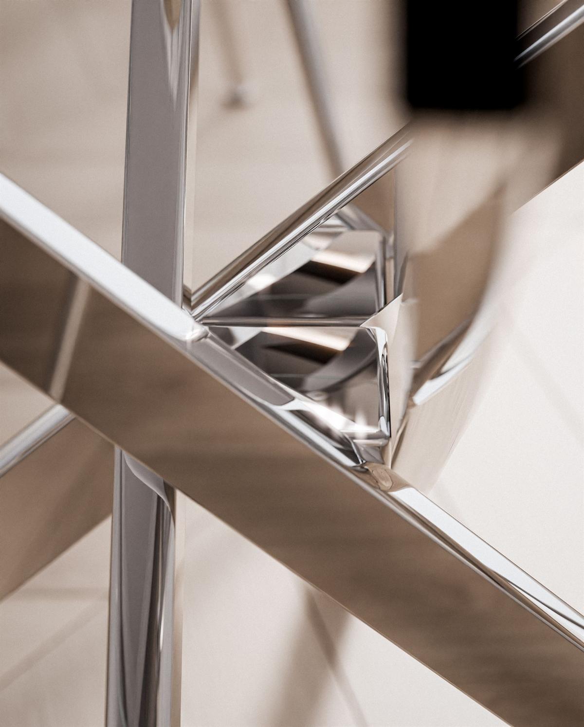 ESSTISCH BEIRA Runder Tisch 90 cm mit Keramikplatte und Chrom Tischbeine - Chromfarben/Silberfarben, Metall (90/90/72cm) - Lookway