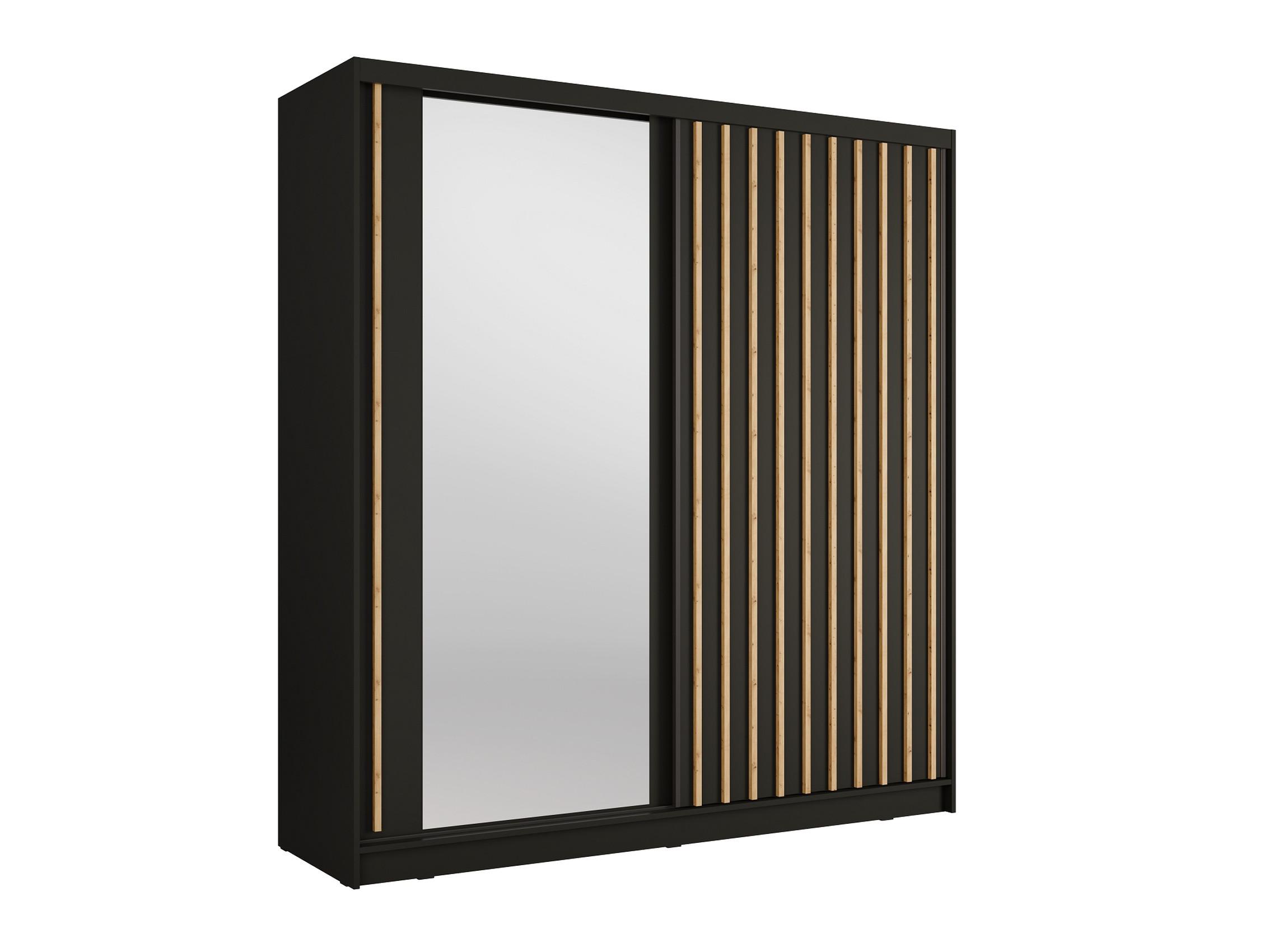 KLEIDERSCHRANK Graphitgrau 205/215/62 - Graphitfarben, Holzwerkstoff (205/215/62cm) - RAUMHIRSCH FURNITURE