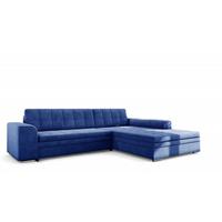 ECKSOFA Lusaka Mit Schlaffunktion - Blau, Holzwerkstoff/Textil (198/292cm) - Fun Möbel