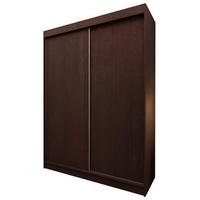 SCHWEBETÜRENSCHRANK SOFIA 150/216/61 cm 2-türig Wengefarben - Wengefarben, Holzwerkstoff (150/216/61cm) - MASSENO