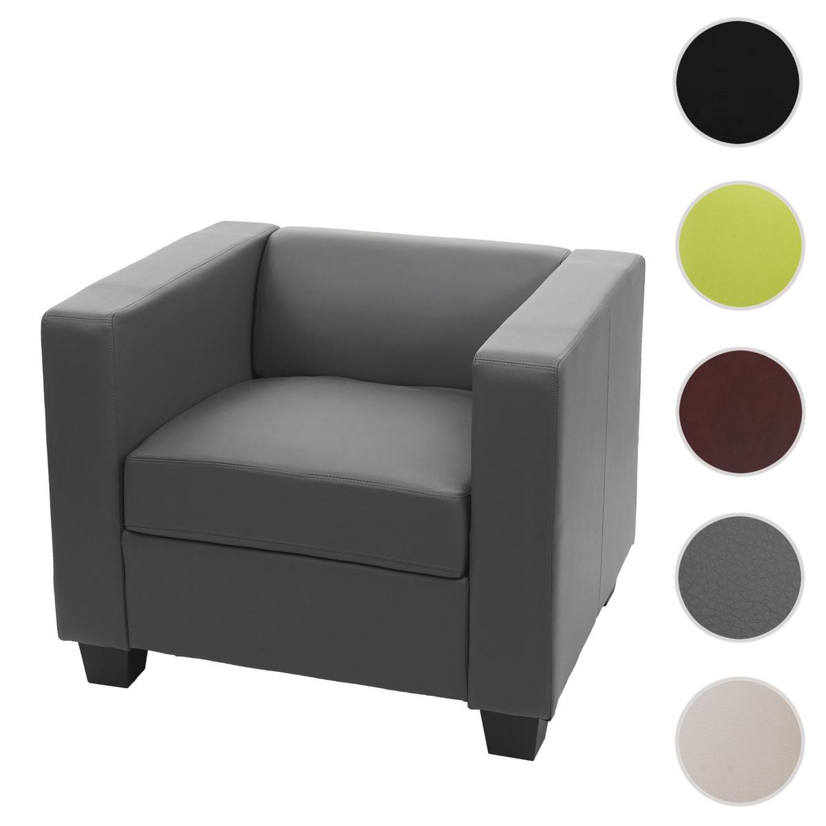 SESSEL LOUNGESESSEL Anthrazit - Anthrazit, Textil (86/70/75cm) - MCW