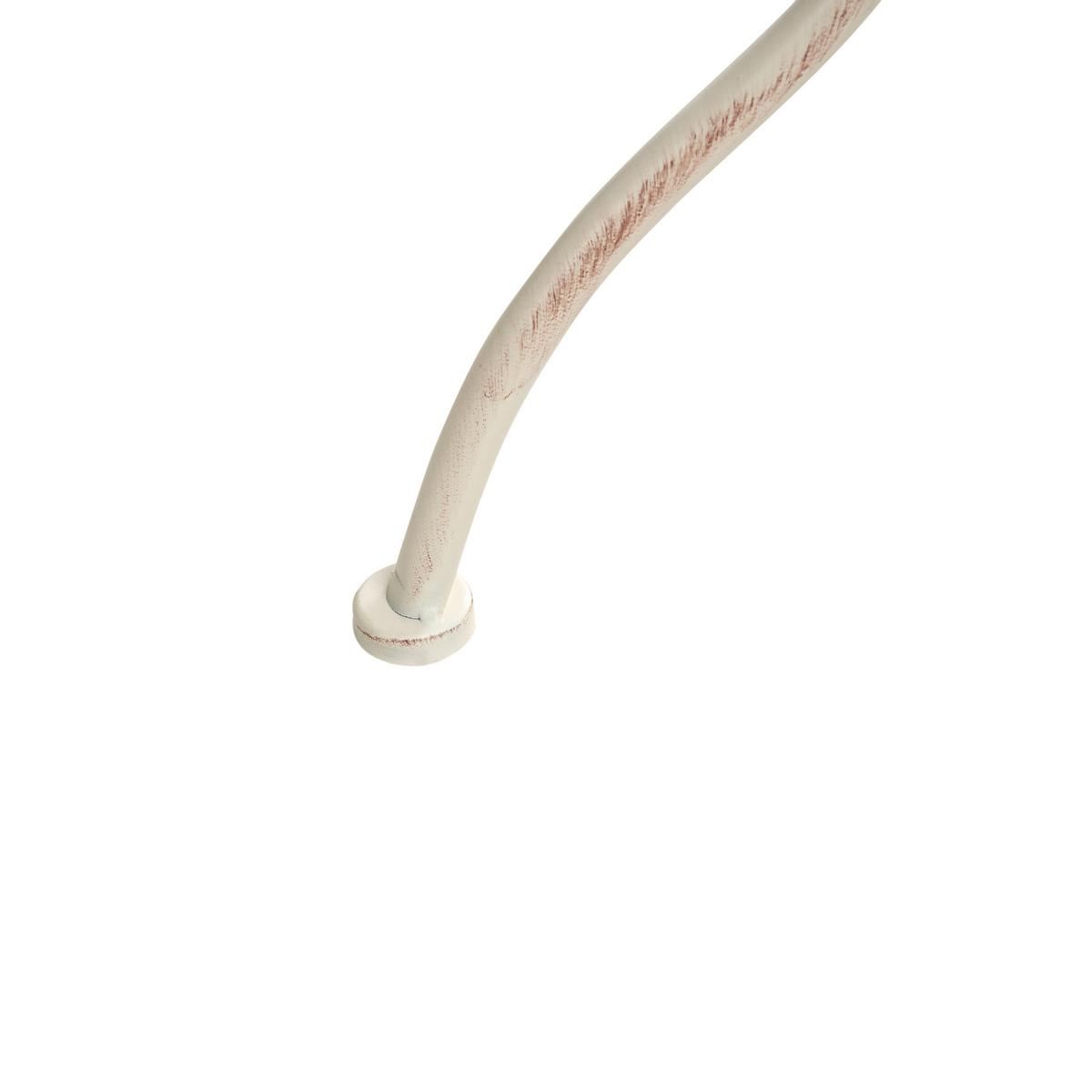 BISTROTISCH 80/36 cm Metall Hellbeige Yaviza - Beige, Metall (80/36/80cm) - Beliani
