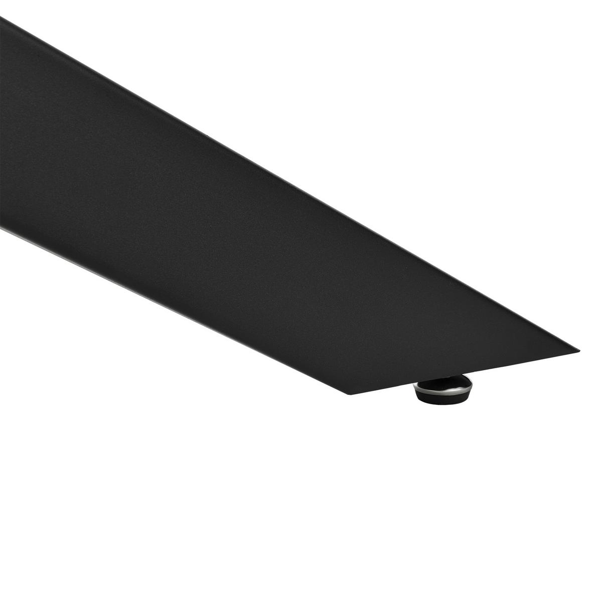 TISCHGESTELL Oberau - Schwarz, Metall (98/43/58cm) - [en.casa]