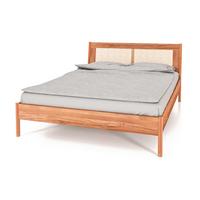 BETT MIT RATTANKOPFTEIL INA 160x190 Kernbuche - Kernbuche, Holz (160/190cm) - byoak