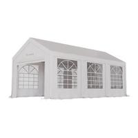 FESTZELT Partyzelt Gala weiß 3x6 m - Weiß, Kunststoff (300/280/600cm) - Juskys