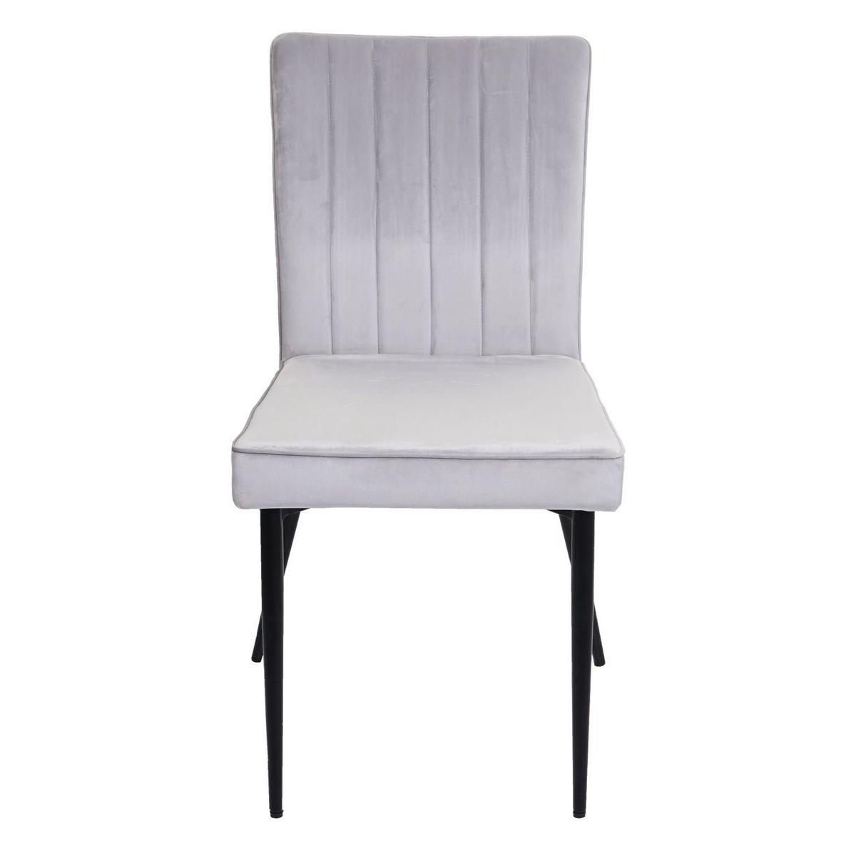 ESSZIMMERSTUHL Hellgrau 2er-Set - Hellgrau, Textil (50/88/64cm) - MCW