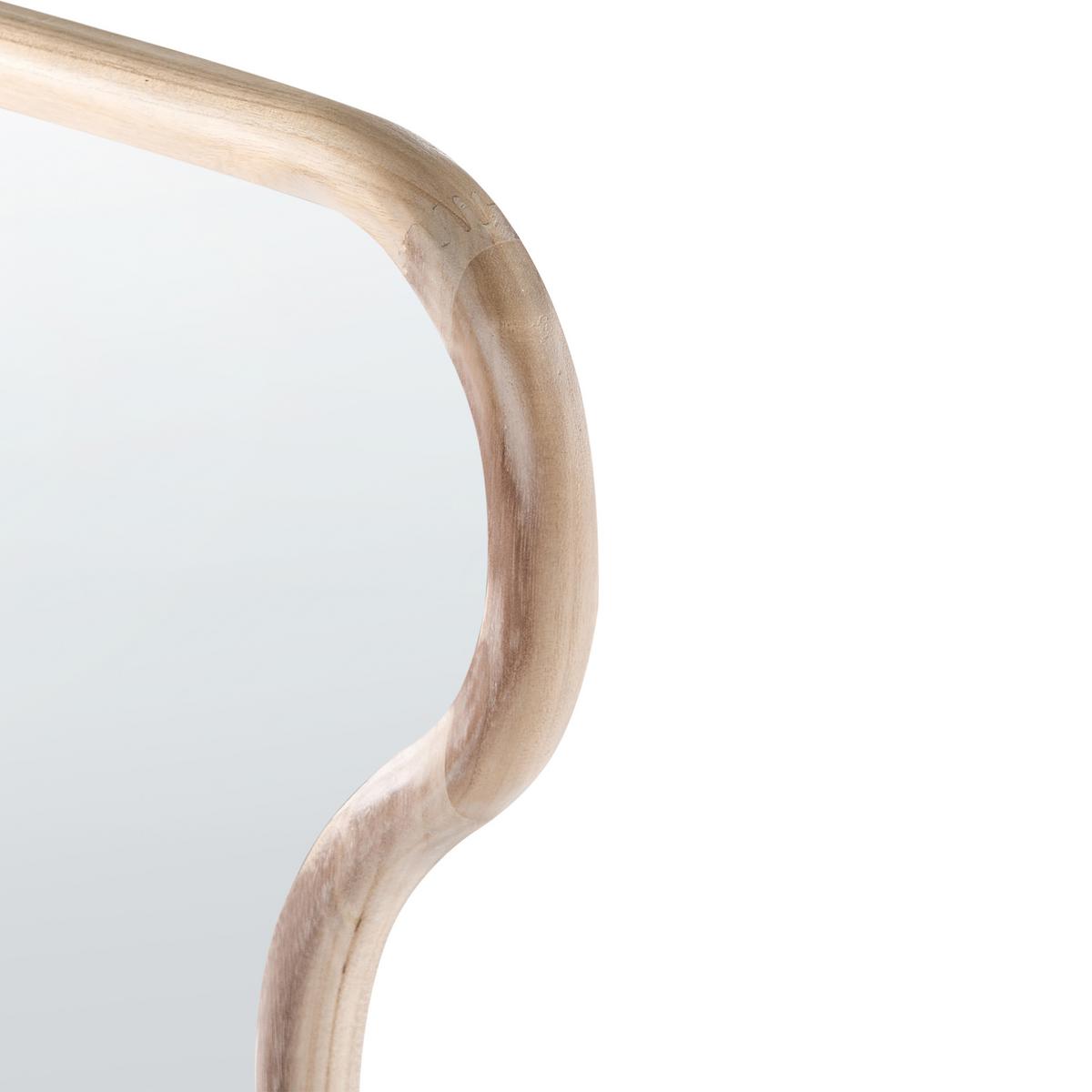 WANDSPIEGEL 69/150 cm Paulownia-Holz Naturfarben Murat - Braun, Holz (69/150/3cm) - Beliani
