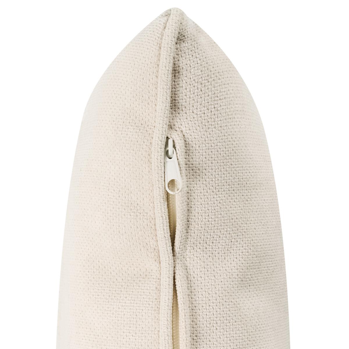 SCHAUKELSESSEL Stoff Hellbeige Skovde - Beige, Textil (66/82/79cm) - Beliani