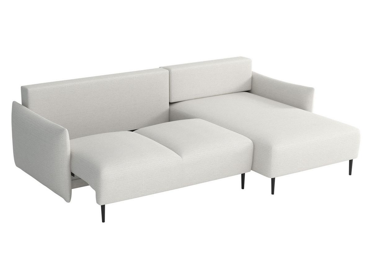 ECKSOFA Santi L - Beige/Schwarz, Holz/Textil (240/160cm) - MIRJAN24