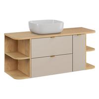 WASCHTISCH 120.4cm Azel Kaschmir - Kaschmir, Holzwerkstoff (120.4/52/46cm) - Petits-meubles