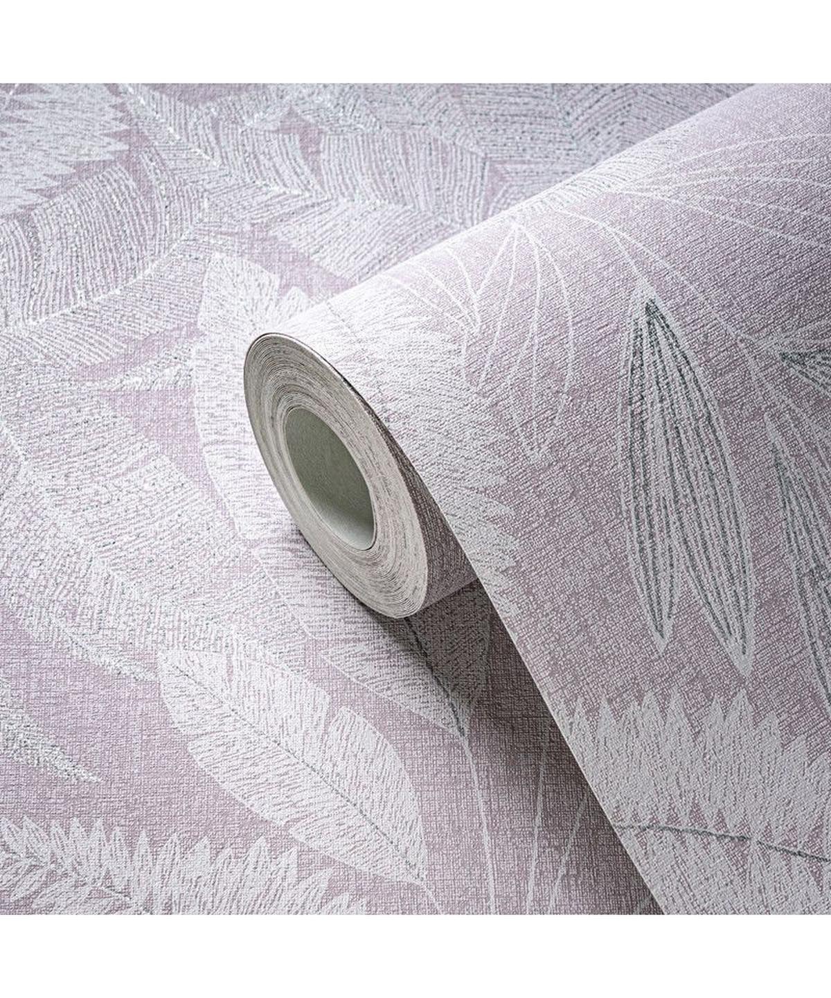 VLIESTAPETE Lila 53/1005 cm - Lila, Textil (53/1cm) - KUNSTLOFT