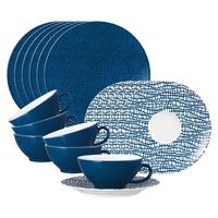 TEESERVICE Life Fashion Classic Blue 18-tlg. - Blau, Keramik (2/2/2cm) - Seltmann Weiden