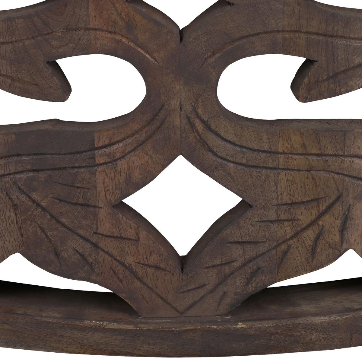 COUCHTISCH Ø100x45 cm rund Natur handgefertigt aus Mangoholz - Naturfarben, Holz (100/100/45cm) - WOMO-DESIGN