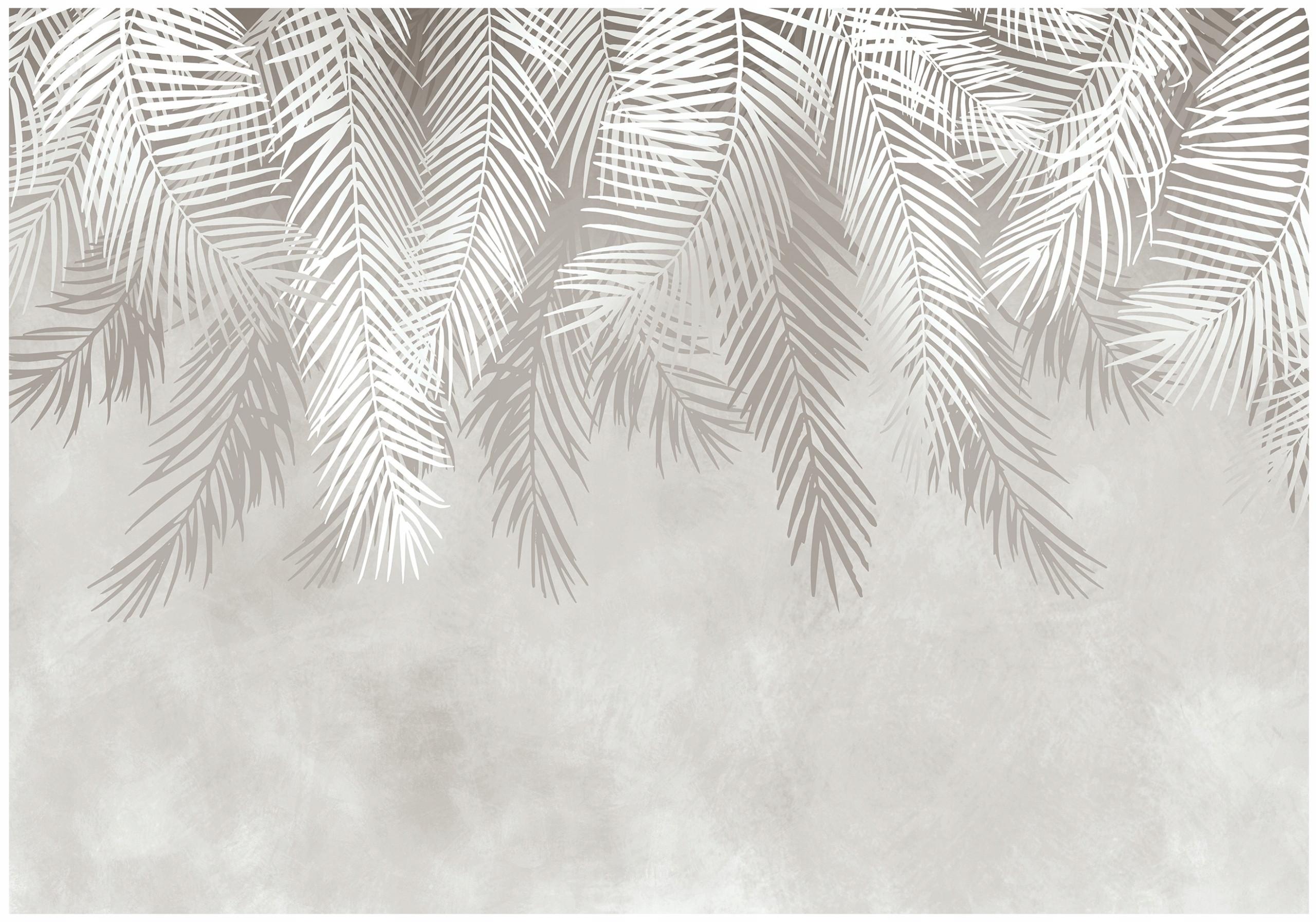 FOTOTAPETE Blätter Natur Vliestapete Tapete 300x210 - Multicolor, Papier (300/210cm) - Wallarena