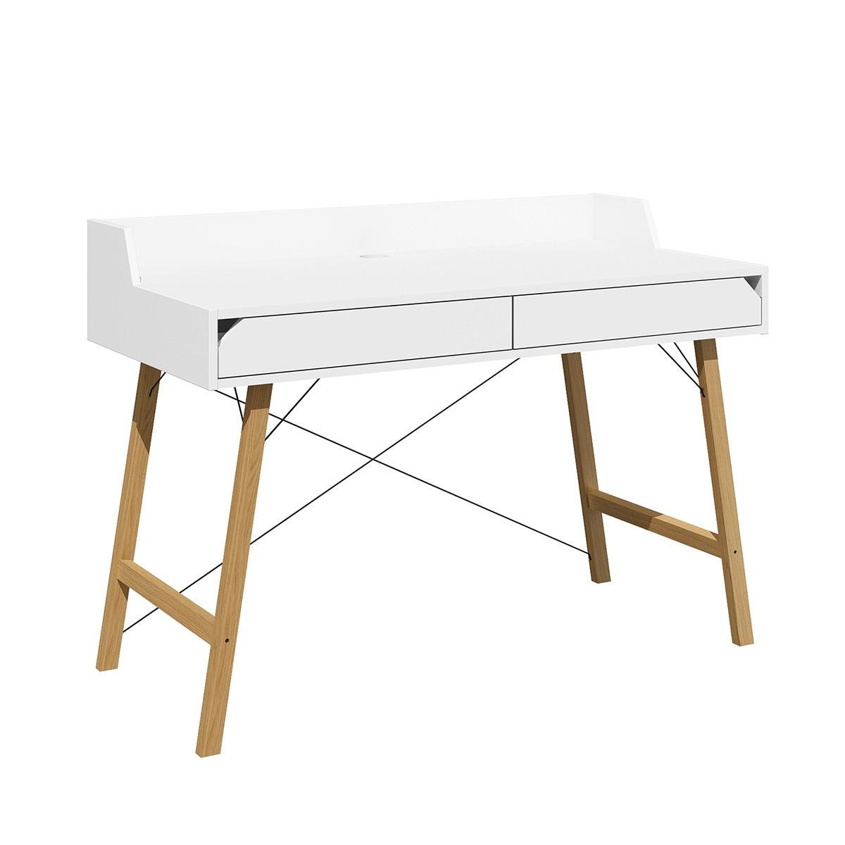 SCHREIBTISCH Weiß - Weiß, Holzwerkstoff (60/120/86cm) - Petits-meubles