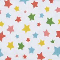BAUMWOLLSTOFF Meterware Sterne bunt, 150 cm - Multicolor, Textil (150/100cm) - Homescapes