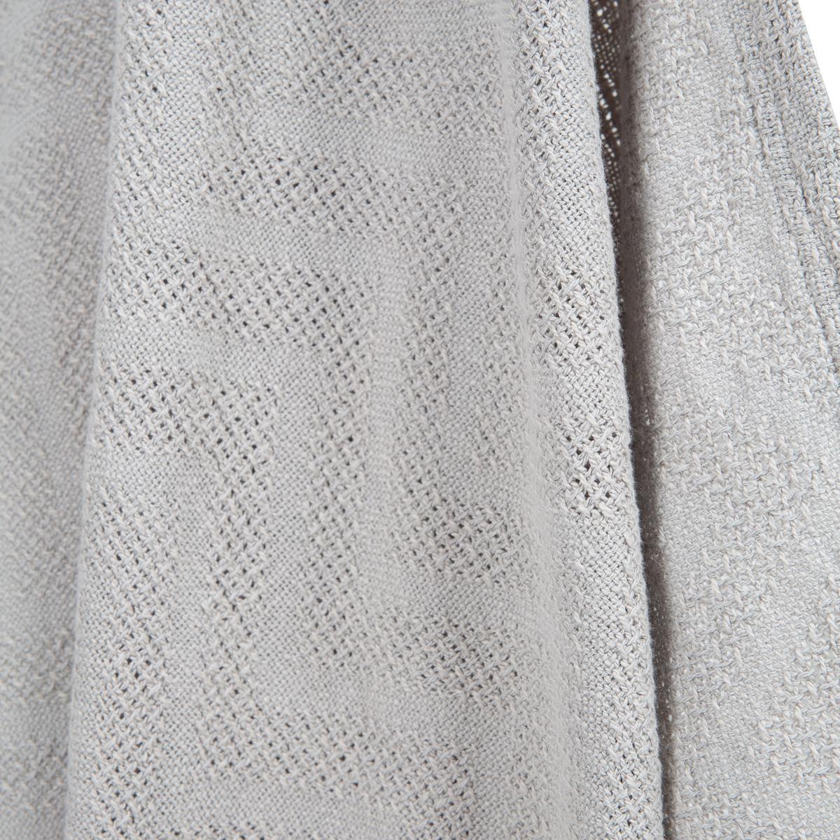 DECKE IN STRICKOPTIK 80 x 80 cm Lil Planet grau - Hellgrau, Textil (80/80cm) - Roba