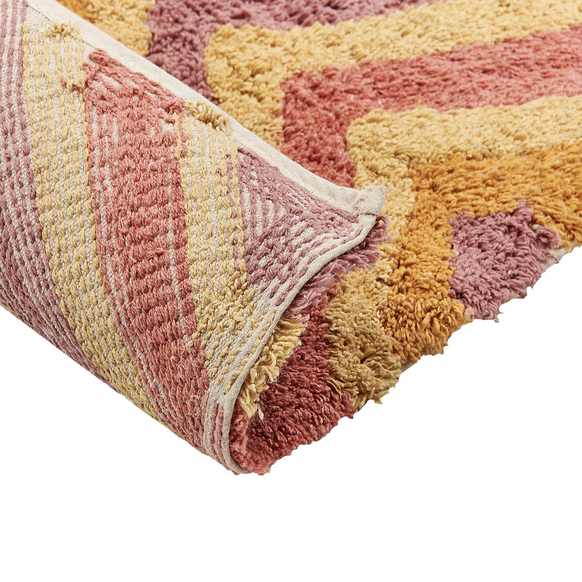 KURZFLOR-TEPPICH Canakkale 230/160 cm - Multicolor, Textil (160/230cm) - Beliani
