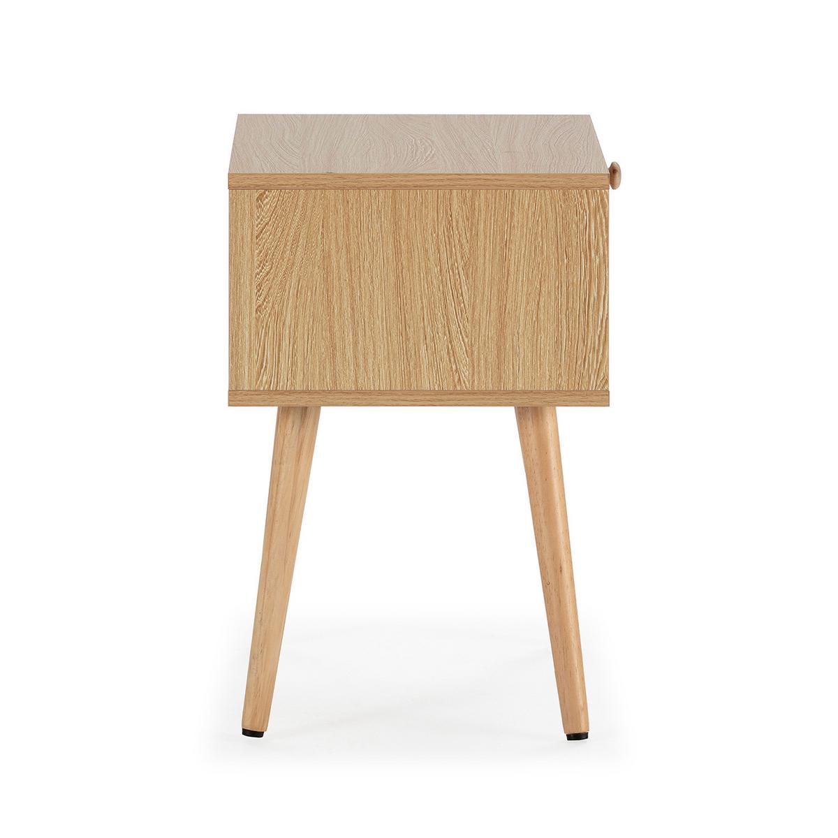 NACHTTISCH Luna 1 Schubladen, eichefarben - Honigeiche, Holz/Holzwerkstoff (40/52/35cm) - VS Venta-stock