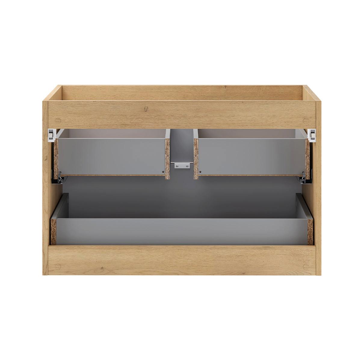 WASCHTISCHUNTERSCHRANK 80cm Elias 2er-Set Holz - Braun, Holzwerkstoff (80/50/46cm) - Petits-meubles