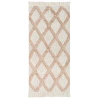 KINDERTEPPICH Beige 55/120 cm Baumwolle Punsari - Beige, Textil (55/120cm) - Beliani