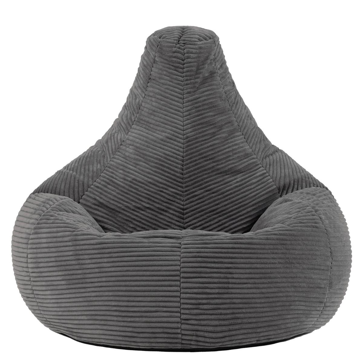 SITZSACK Dalton - Dunkelgrau, Kunststoff/Textil (82/76/82cm) - icon