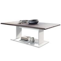 COUCHTISCH Mono Tischplatte in Eiche Nordic - Silbereichenfarben, Holzwerkstoff (70/120/40cm) - Vladon