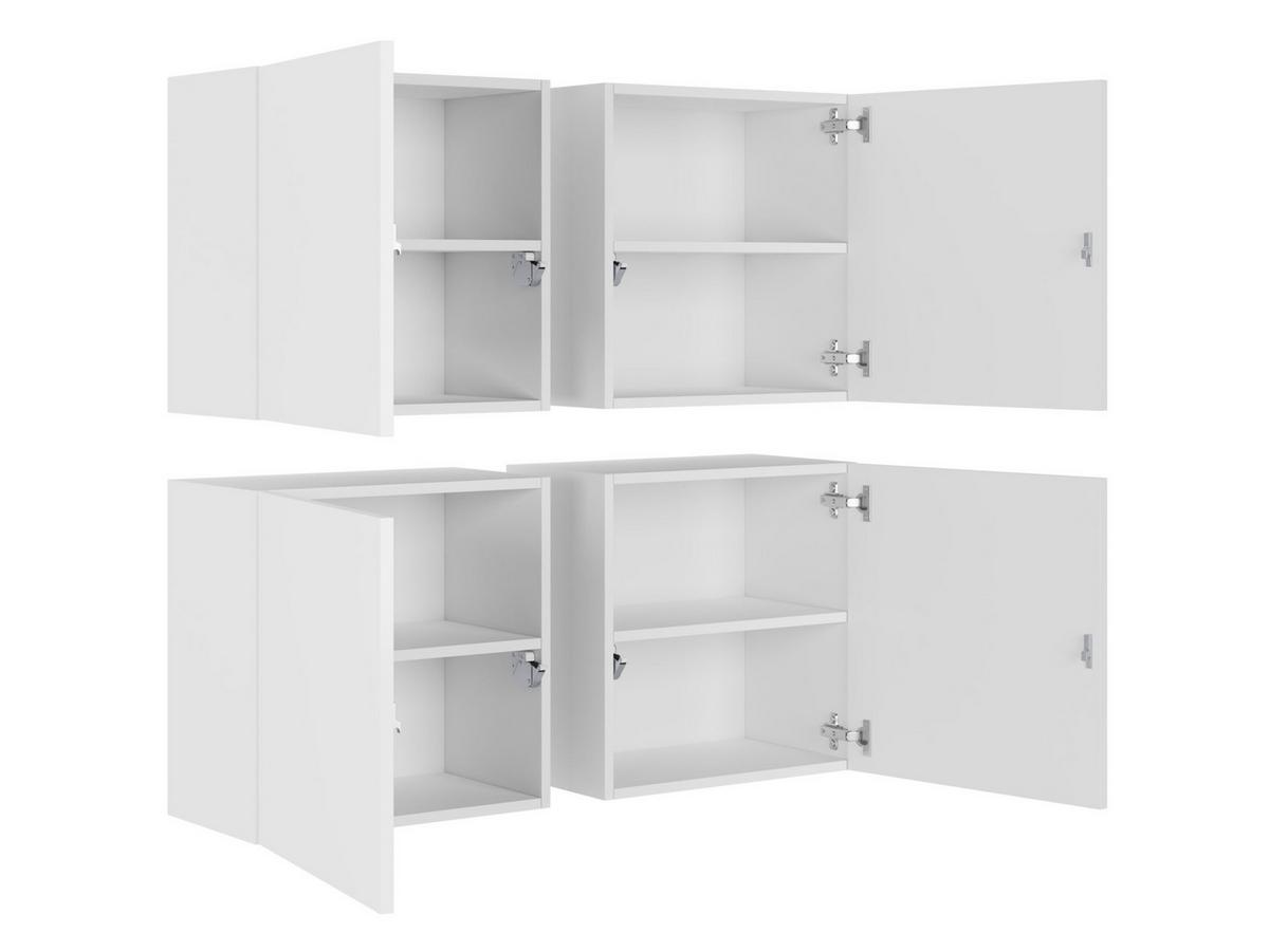 HÄNGEVITRINE Vigo - Schwarz Hochglanz/Schwarz, Holzwerkstoff (100/100/30cm) - MIRJAN24
