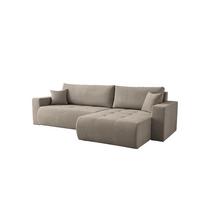 ECKSOFA Armari Mit Schlaffunktion - Taupe, Holzwerkstoff/Textil (154/277cm) - Fun Möbel