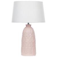 TISCHLAMPE Zarima 35/35/56 cm - Pink, Keramik (35/35/56cm) - Beliani
