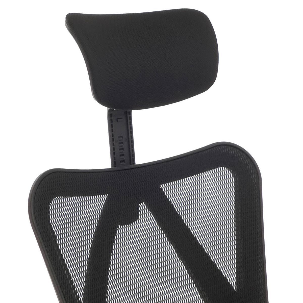 BÜROSTUHL Schwarz - Schwarz, Textil (70/131/70cm) - MCW