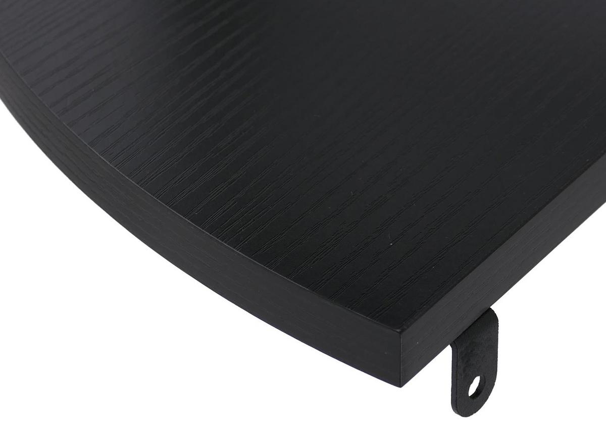 ECKREGAL Schwarz - Schwarz, Metall (30/128/30cm) - MCW