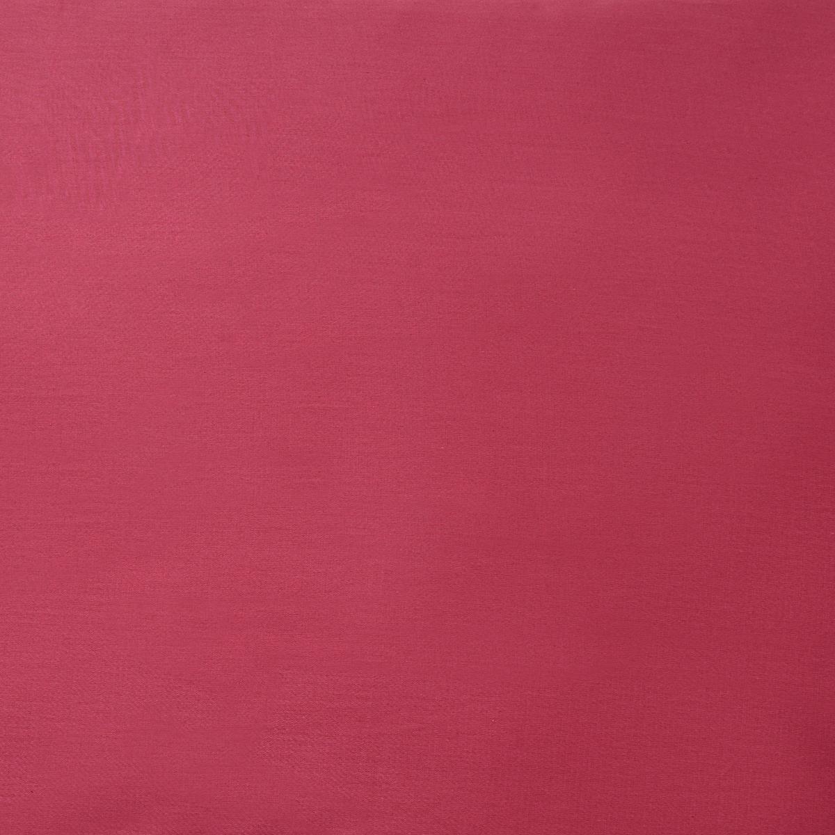 BETTWÄSCHE-SET 200/200 cm Baumwollsatin Burgunderrot Parkrose - Dunkelrot, Textil (200/200cm) - Beliani