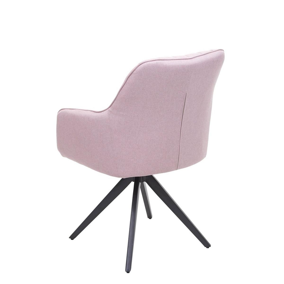 ESSZIMMERSTUHL Altrosa - Altrosa/Rosa, Textil (58/87/62cm) - MCW