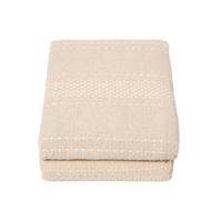 ÜBERWURF Kashi 225/255 cm, Baumwolle mit Fransen - Creme, Textil (225/255cm) - Homescapes
