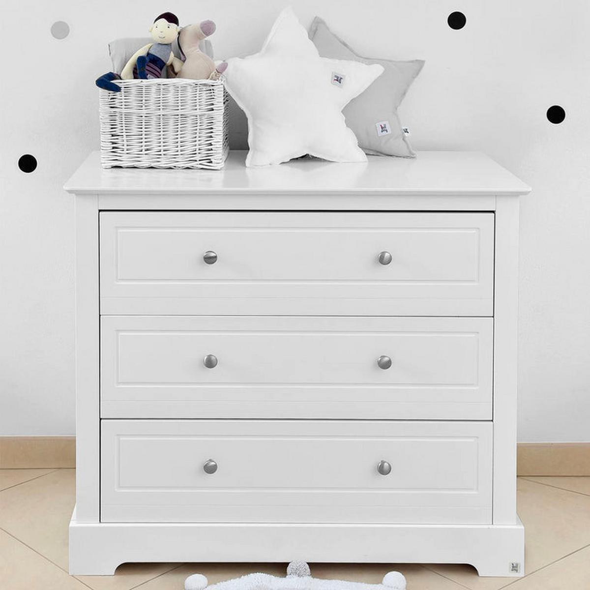 KOMMODE Weiß - Weiß, Holzwerkstoff (102/90/52cm) - Petits-meubles