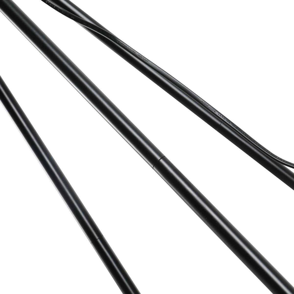 STEHLAMPE Stehleuchte Standleuchte E27 Stahl 37x37x152cm (Schwarz+Weiß) - Multicolor, Metall (37/152/152cm) - HOMCOM