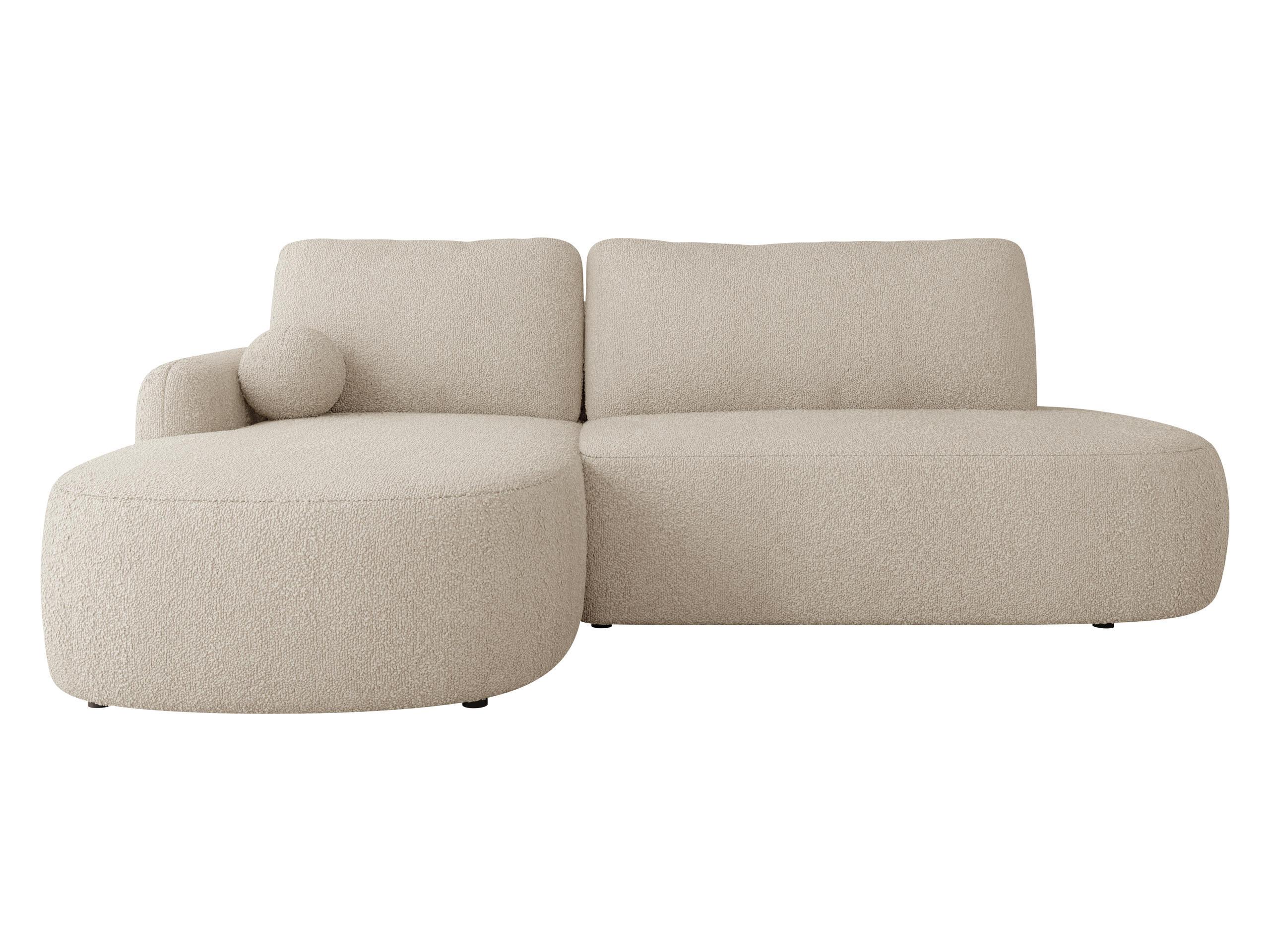 ECKSOFA Loridu O Premium, Seite: Links - Schwarz/Naturfarben, Holz/Kunststoff (274/174cm) - MIRJAN24