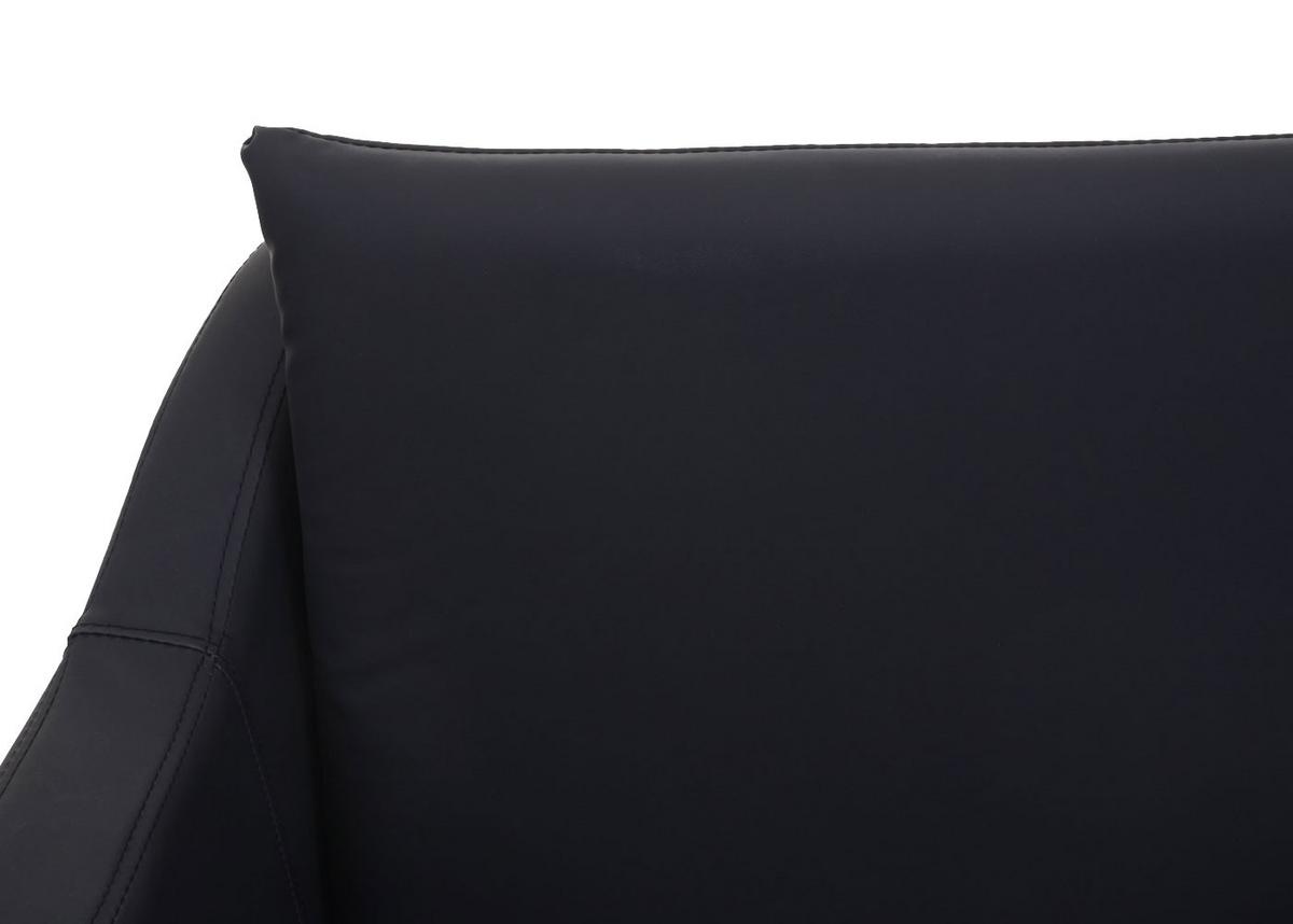 RELAXSESSEL H93B Schwarz - Schwarz, Textil (72/87/85cm) - MCW