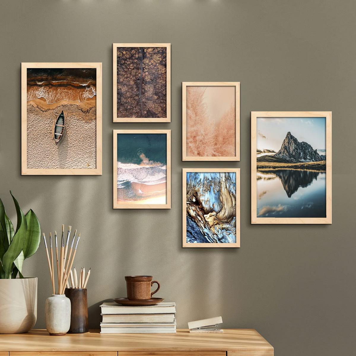 POSTER Set Mit 6 Kroatien Wandbild A3 & A4 Rahmenlos - Klar, Papier (29/3cm) - Nacnic