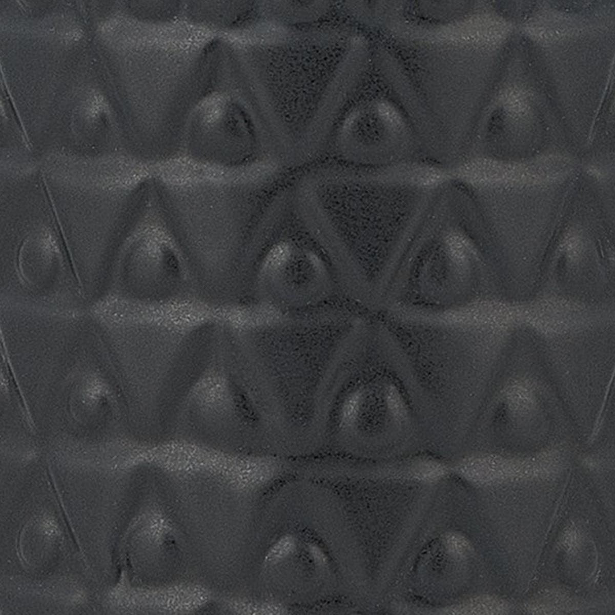 DEKOVASE Steinzeug schwarz Arsin - Schwarz, Stein (39cm) - Beliani