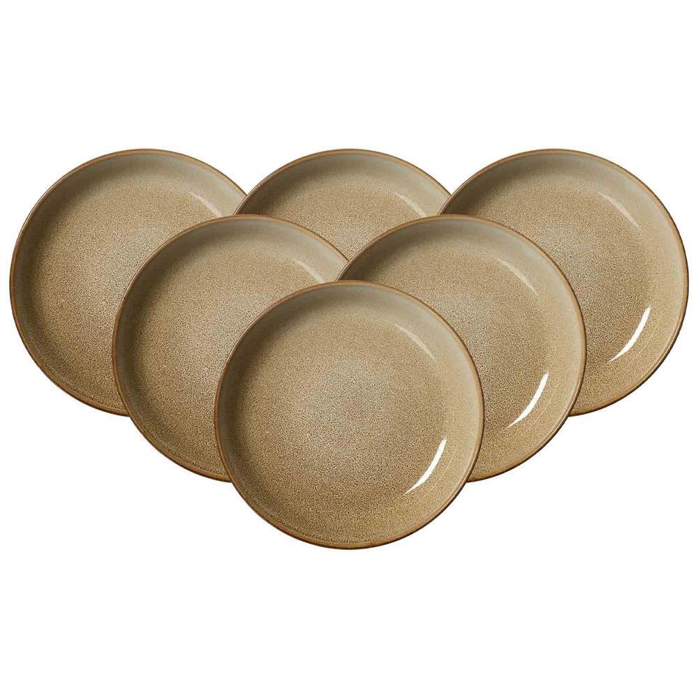 SUPPENTELLER Alicante Braun ø 21 cm 6er Set - Braun, Keramik (21cm) - Ritzenhoff Breker